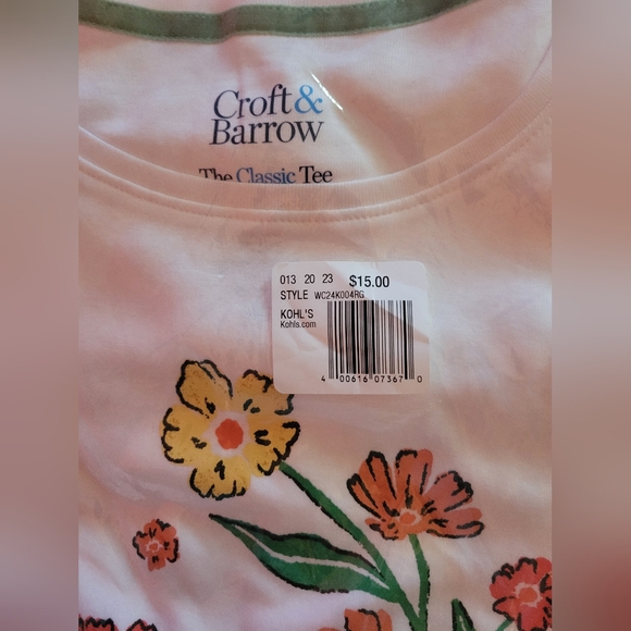 NIP CROFT AND BARROW FLORAL TEE - Picture 3 of 4